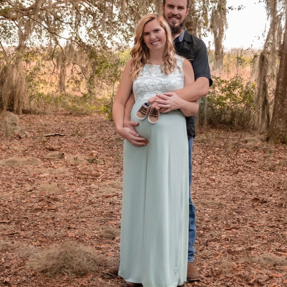 Pink Blush Maternity Dress